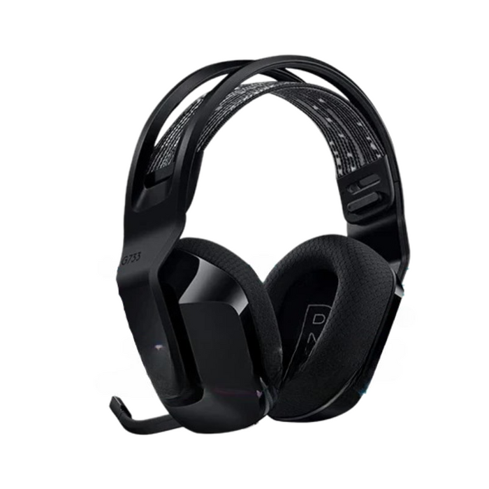 Wireless Gaming Headset with DTS 7.1 Surround & RGB Lighting black