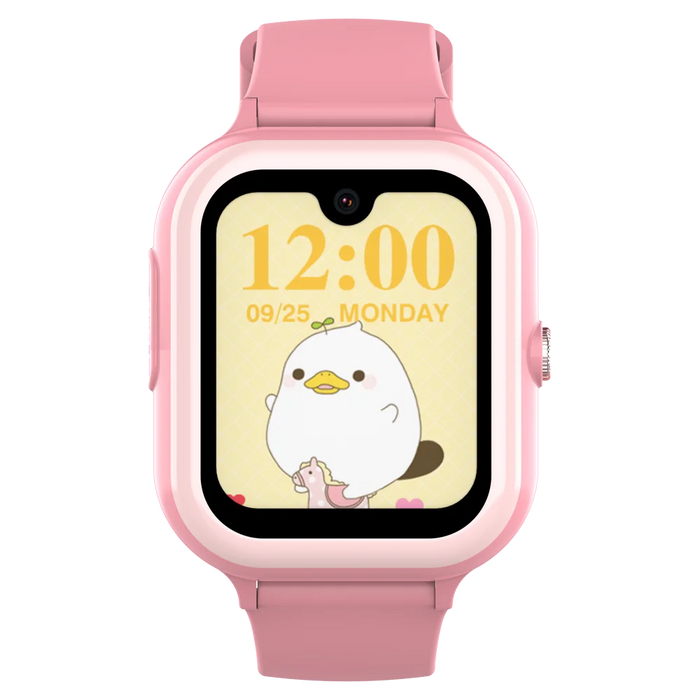Pink Waterproof 4G Smartwatch for Kids with WhatsApp Support