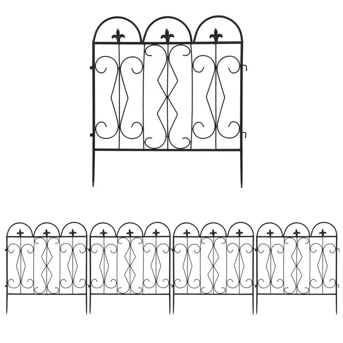 Package includes 5 x Garden Fence Panels and 1 x Instruction guide for hassle-free installation process