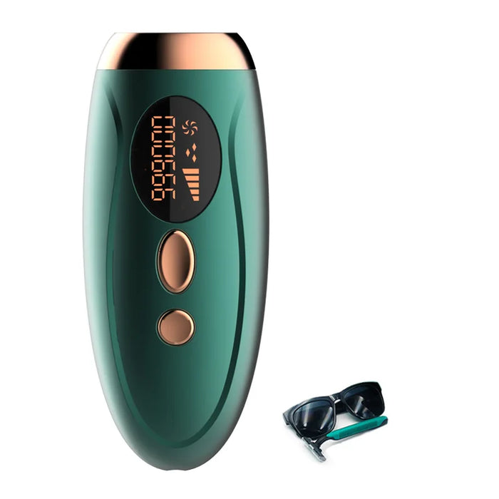 Laser Epilator 999900 Flashes, IPL Hair Remover & Bikini Trimmer – Green