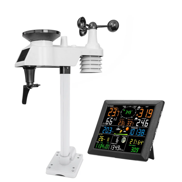 Wireless Weather Station with Outdoor Sensor & App Control