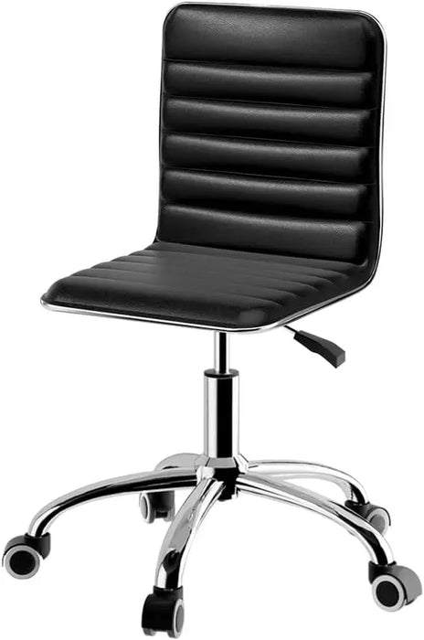 Ergonomic Leather Executive Office Chair High Back, Adjustable Height, Swivel with Flip-Up Arms