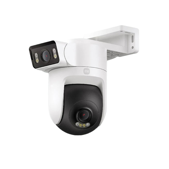 Dual Camera 2.5K Outdoor Security Camera with AI Detection + AU Adapter