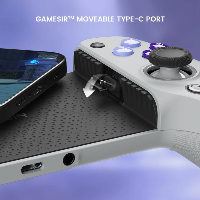 Mobile Game Controller with Hall Effect Joysticks & Triggers