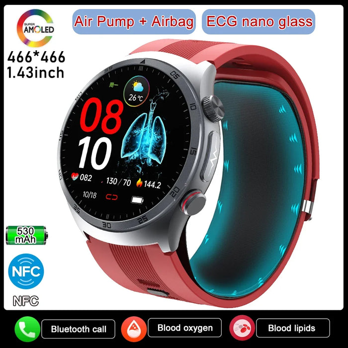 1.43" AMOLED Smartwatch with Voice BP Monitor & Fitness Tracker