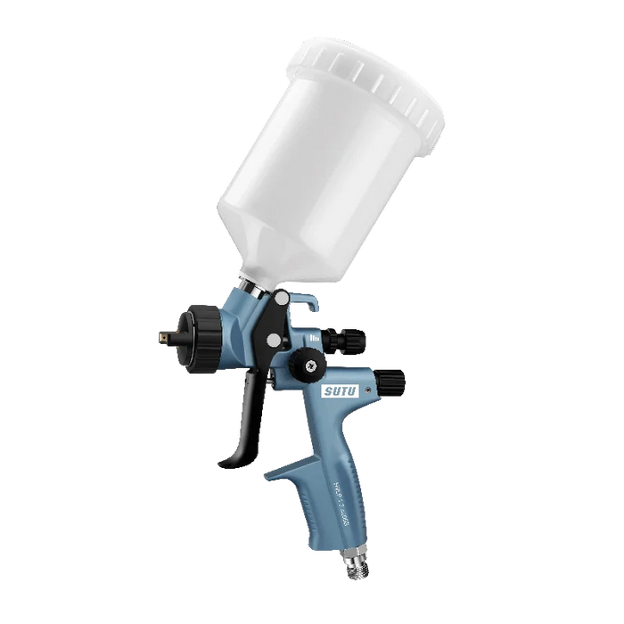 SUTU Spray Gun - Blue for Car and Furniture, High Atomization Air Tools