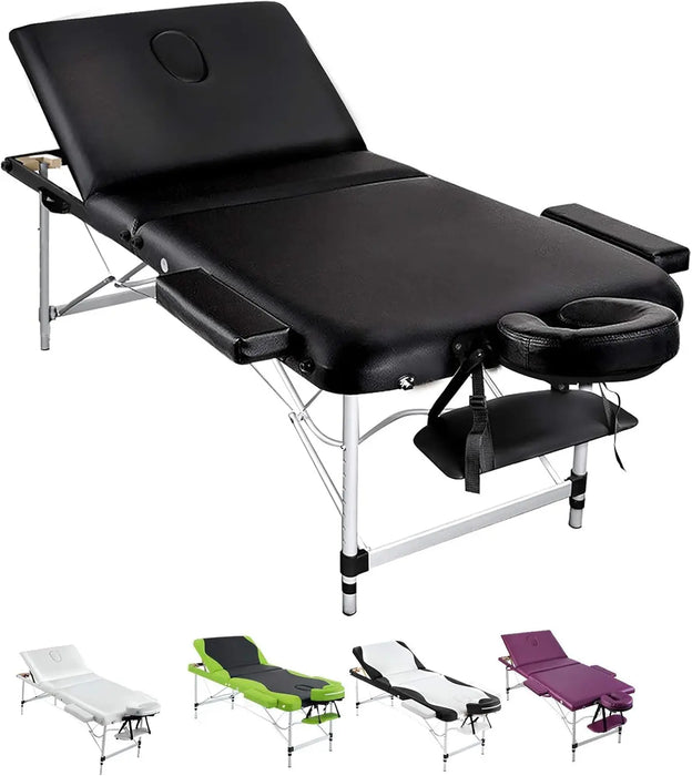 Foldable 70cm Aluminium Massage Bed Lightweight, Portable Spa & Beauty Therapy Table