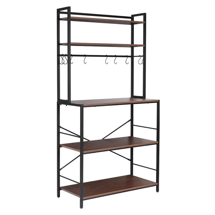 Industrial Kitchen Rack with 5-Layer Storage Capacity and Eco-Friendly Materials