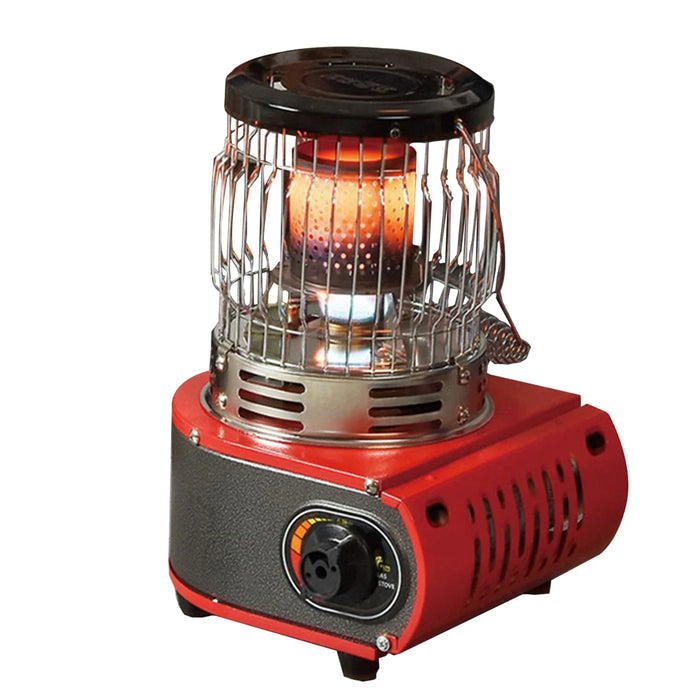 Portable Gas Camping Heater Stove, Outdoor Ice Fishing Warmer, Red