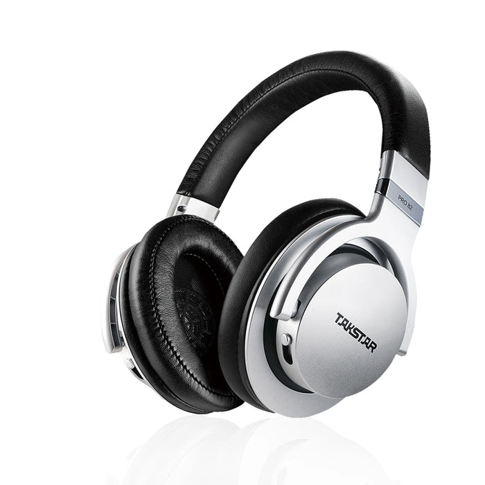PRO82 Professional Monitor Headphones with Bass Adjustment - SILVER