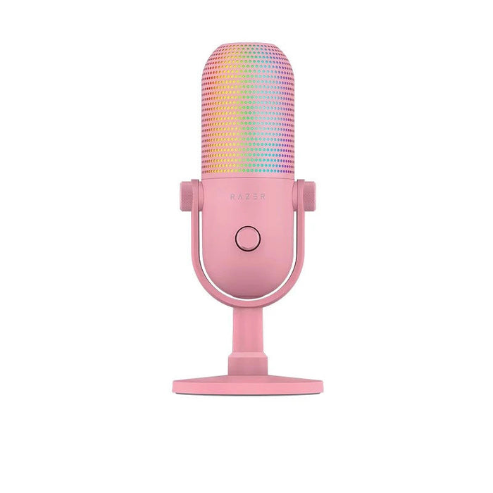 Streaming USB Mic with Reactive RGB Lighting and Gain Limiter