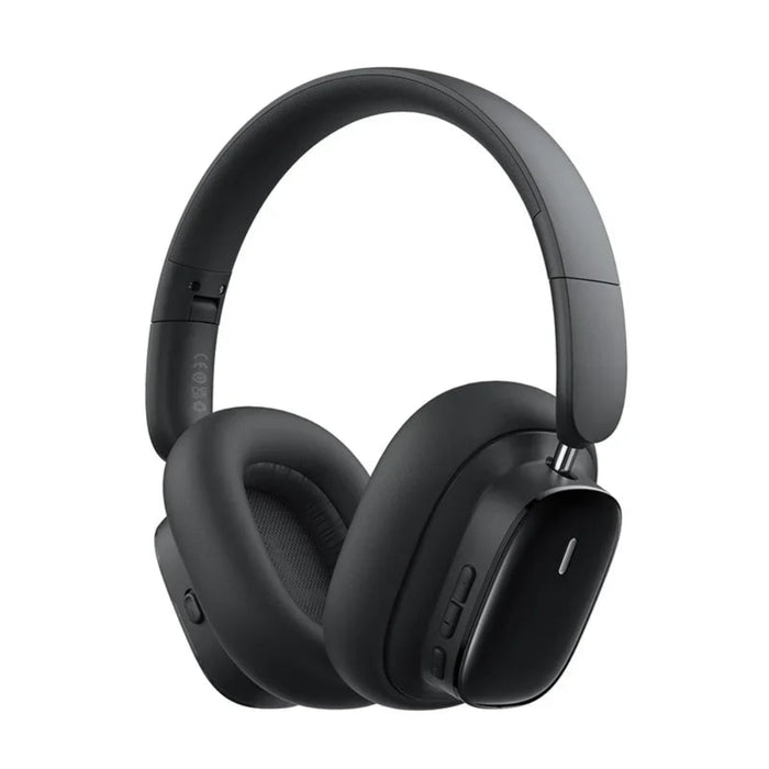 Black Bluetooth 5.3 Headphones with Noise Cancellation and Dual Mode