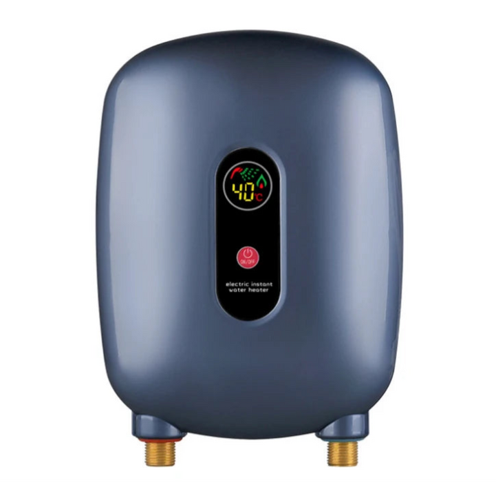 Blue 3500W Tankless Instant Water Heater for Kitchen & Bathroom