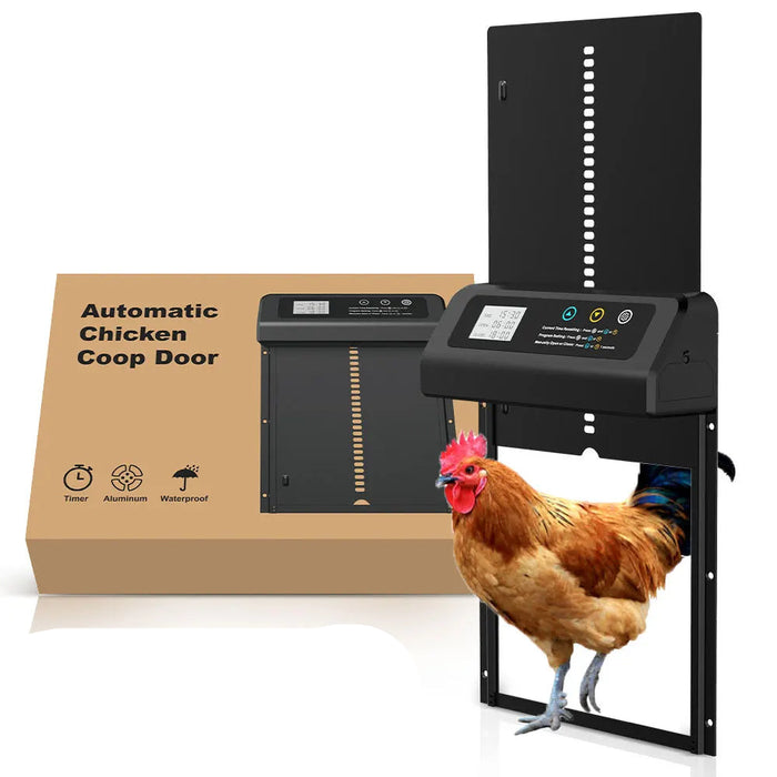 Automatic Chicken Coop Door with Weatherproof Light Sensor