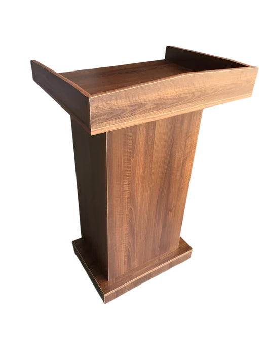 Wooden Podium Stand for Office or Event Use Brown 60x48x100cm