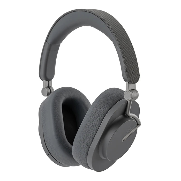 Gray Wireless Noise Cancelling Headphones with Bluetooth 5.4