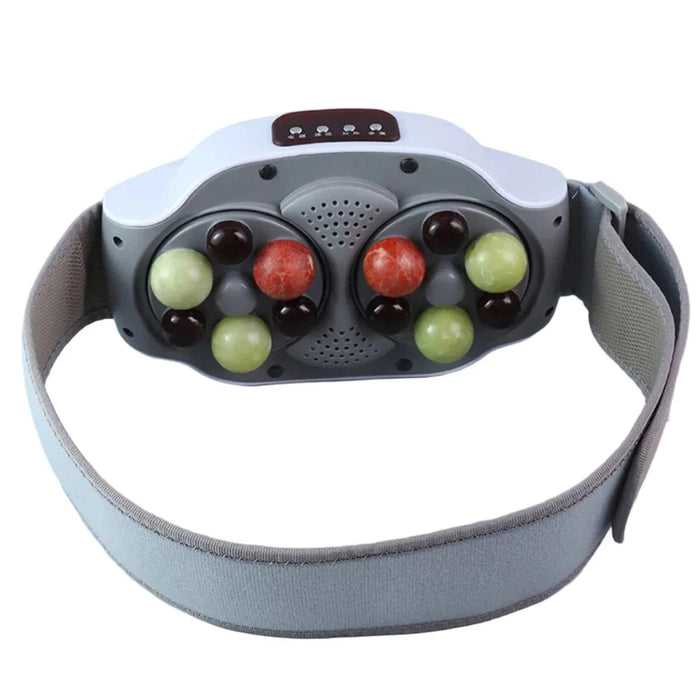 Abdominal massager made from gentle Bian stone, providing warm, soothing massage therapy