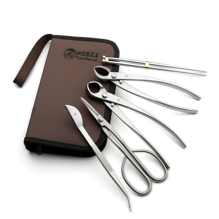 Standard Bonsai Tool Set 5PCS with Long Scissors