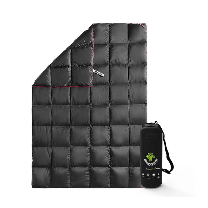 Wearable Duck Down Outdoor Blanket for Camping & Hiking