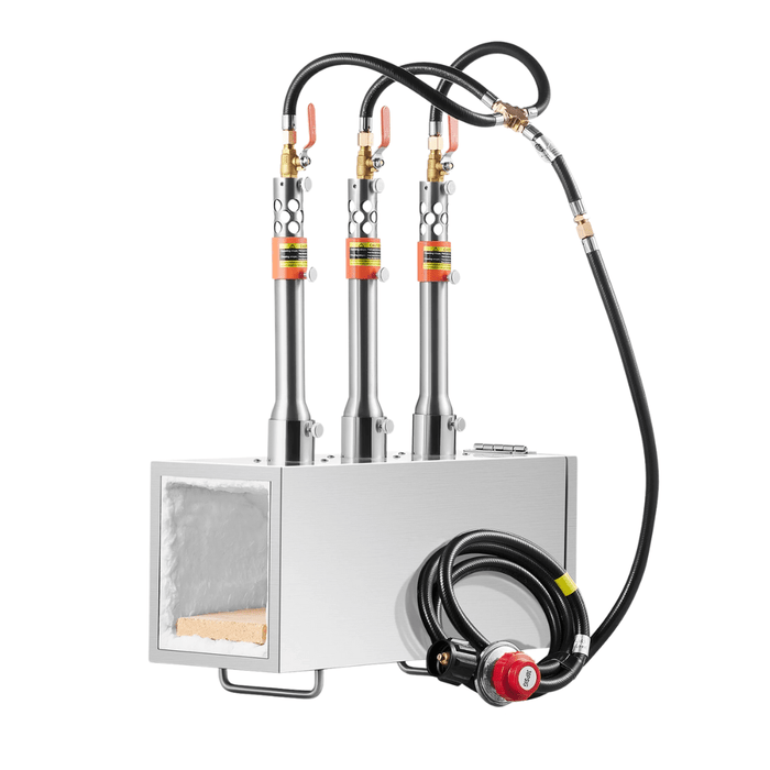Portable 3-Burner Propane Forge for Tool and Knife Making