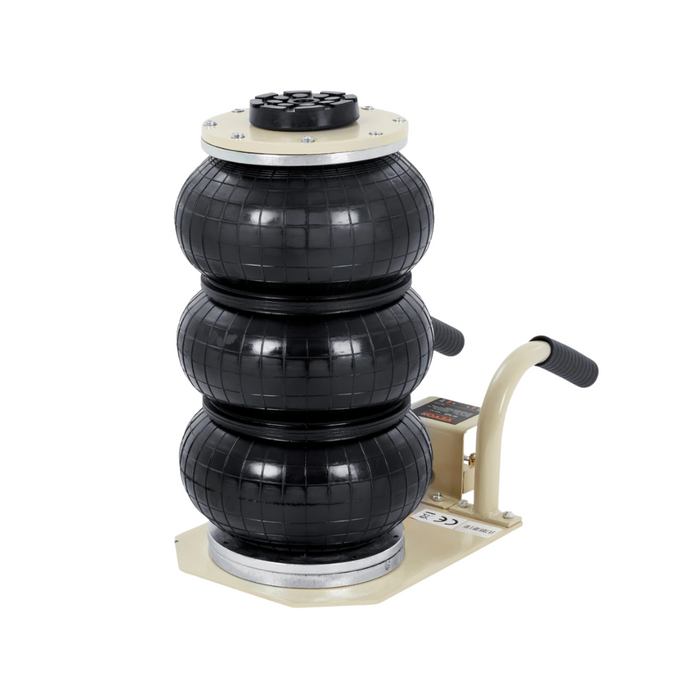 Portable pneumatic vehicle lifter with 3 ton capacity for quick lifting