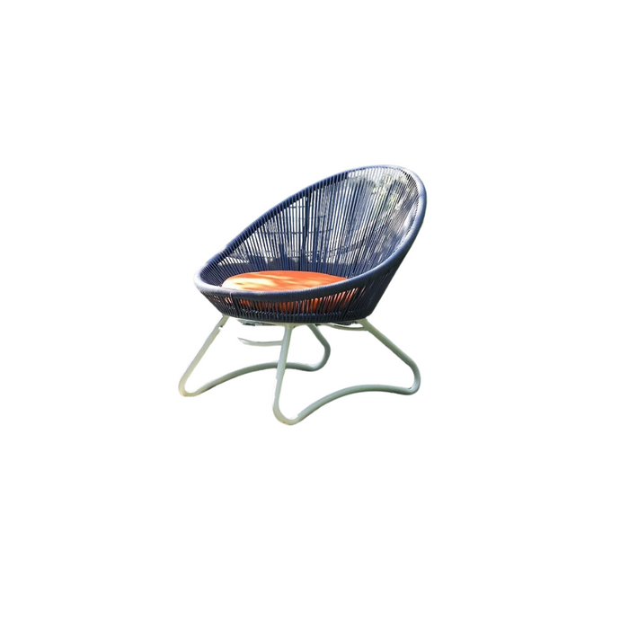 Nordic Design Garden Chairs, Metal Frame Outdoor Furniture