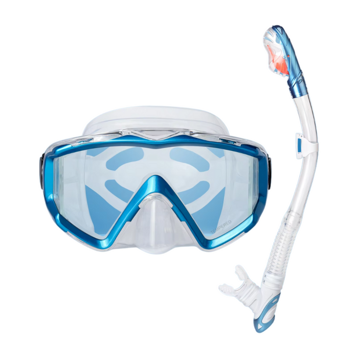 Dry Snorkel Set Anti-Fog Diving Mask