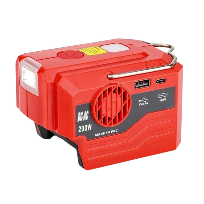 Outdoor 18V Battery Power Converter with USB Charging