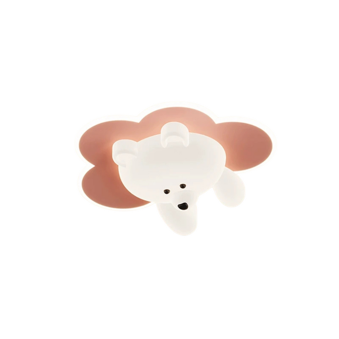 Dimmable Pink Cloud Ceiling Lamp Cute LED for Kids Room