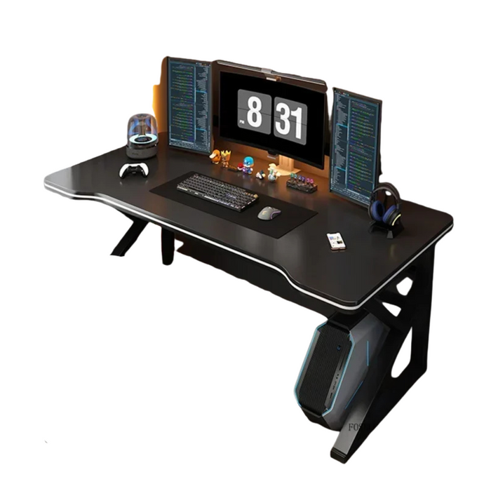 100cm Black Computer Table Compact Nordic Workbench for Home