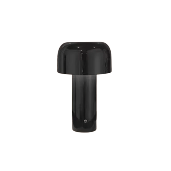 Rechargeable Mushroom Table Lamp, Portable Atmosphere Bedside Desk Light (Black) - FLUXA