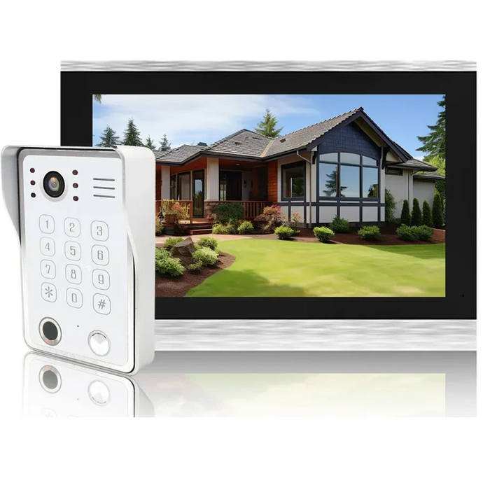 10" Touchscreen Home Video Doorphone with Camera & Audio