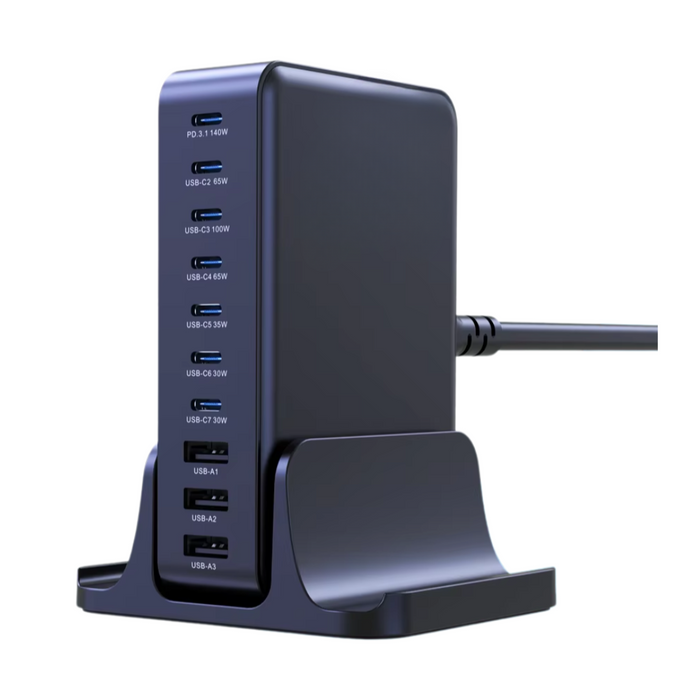 400W GaN 10-Port USB C Charger