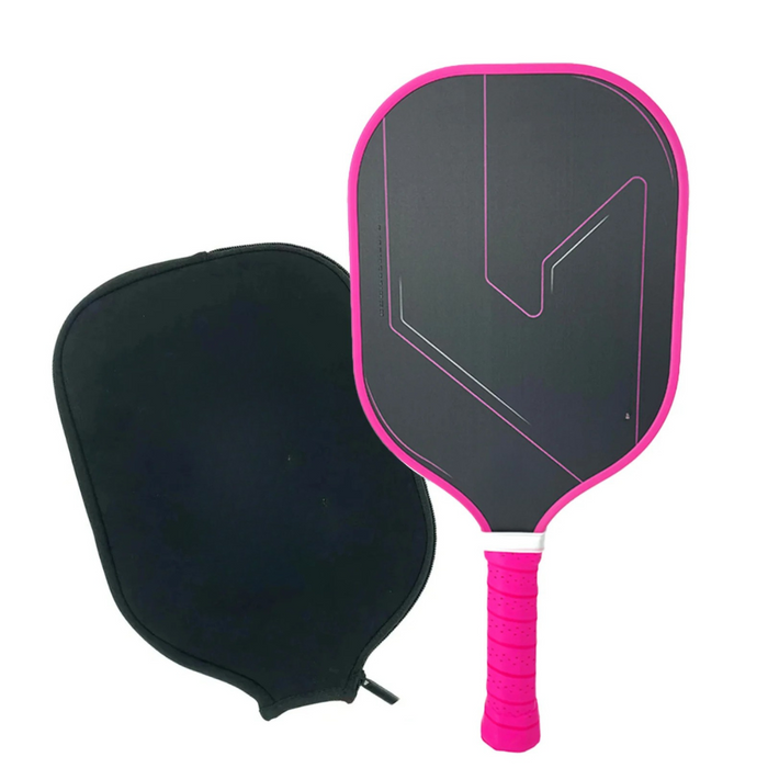 Pink Carbon Fiber Pickleball Paddle Set