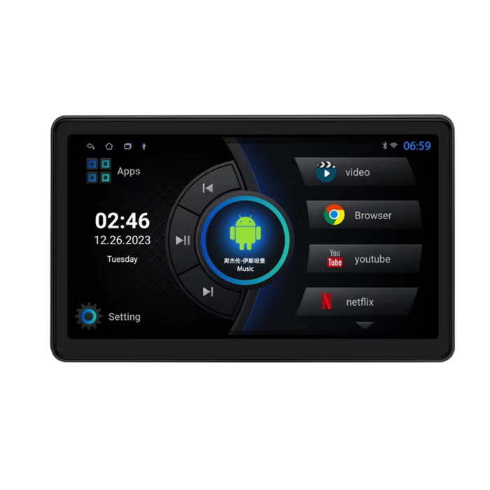 10.1" Rear Seat Multimedia Player | Carplay & Ambient Lights