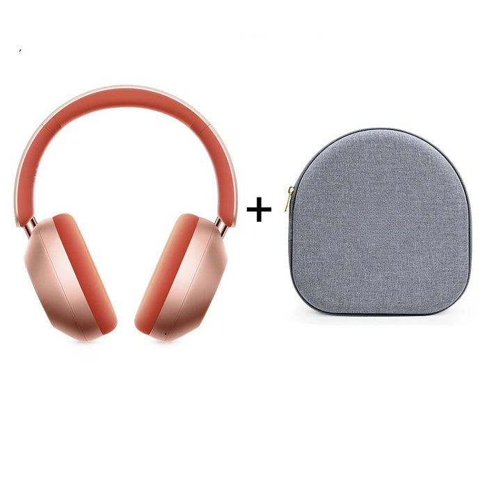 Pink Wireless Noise Cancelling Headphones 3D Audio