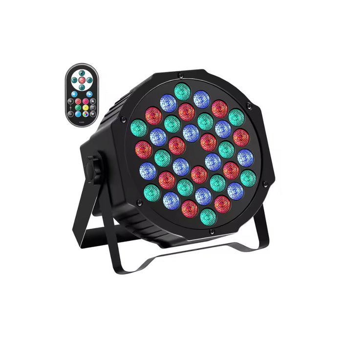 4PCS Par Lights – 36LED RGB Uplight, DMX Control for DJ & Parties