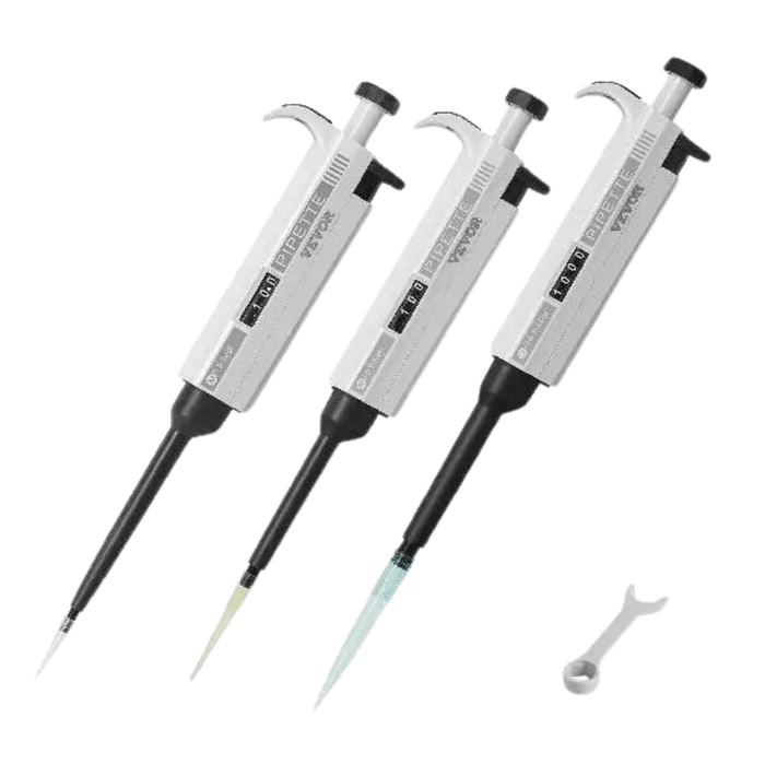 Adjustable Volume Pipette Kit for Precision Liquid Handling