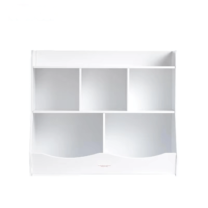 Kids Storage Cubby Organizer with Bookshelf for Toys and Books in Playroom or Nursery (89 x 40 x 76 cm)