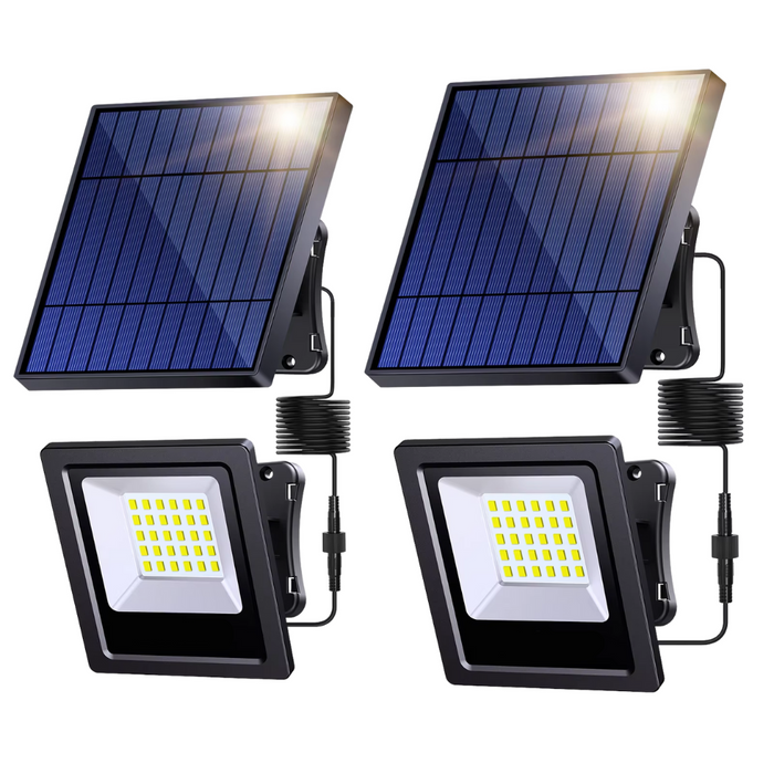 Solar LED Street Light with Super Bright 1200LM Illumination in Garden Patio Security