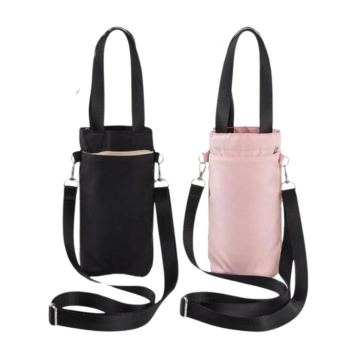 Crossbody Bag with Insulated Bottle Holder
