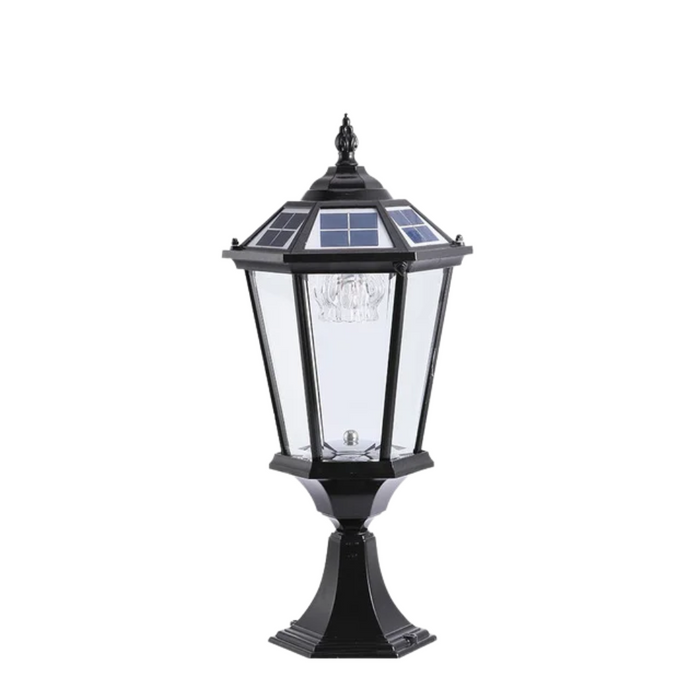 Durable Aluminum Solar-Powered Outdoor Sconce Lamp