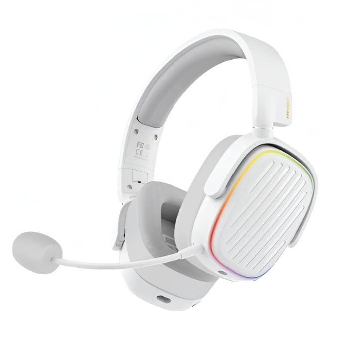 Wireless Gaming Headset with Noise Cancelling Mic, White