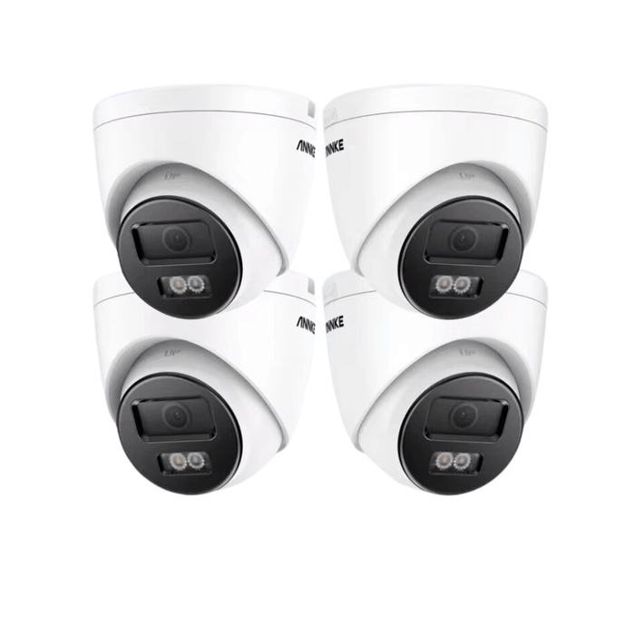 4K IP Outdoor Indoor Weatherproof Camera - 8MP POE Surveillance with Audio, Ultra HD Clarity, Weatherproof Design, Night Vision, AI Functions, Wide Dynamic Range, Built-in Microphone, Efficient Compression, Flexible Power Options, Durable Build, 70° Wide-Angle Lens