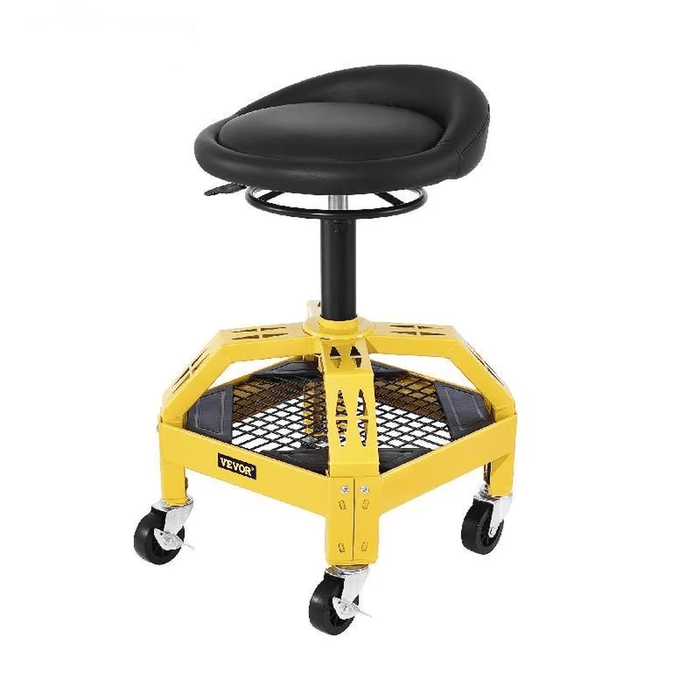 Rolling Creeper Mechanic Stool with Tool Tray for Heavy-Duty Work
