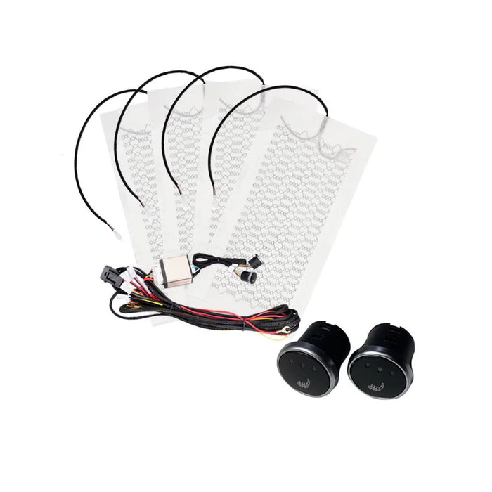 Carbon fiber car seat heating pads providing fast and even warmth