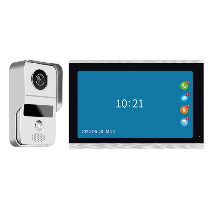 10" Smart Video Doorbell Intercom with RFID Access