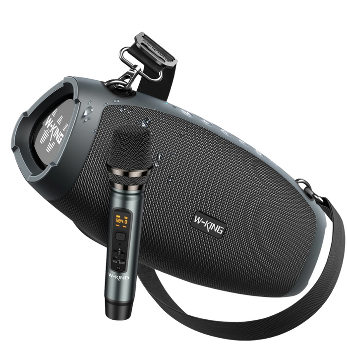 70W Portable Bluetooth Speaker with Mic and Bass Boost