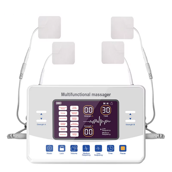 12-Mode TENS EMS Massager, 30-Level Electric Muscle Stimulator