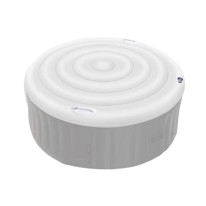 Insulated round 165 cm inflatable hot tub cover for spa protection
